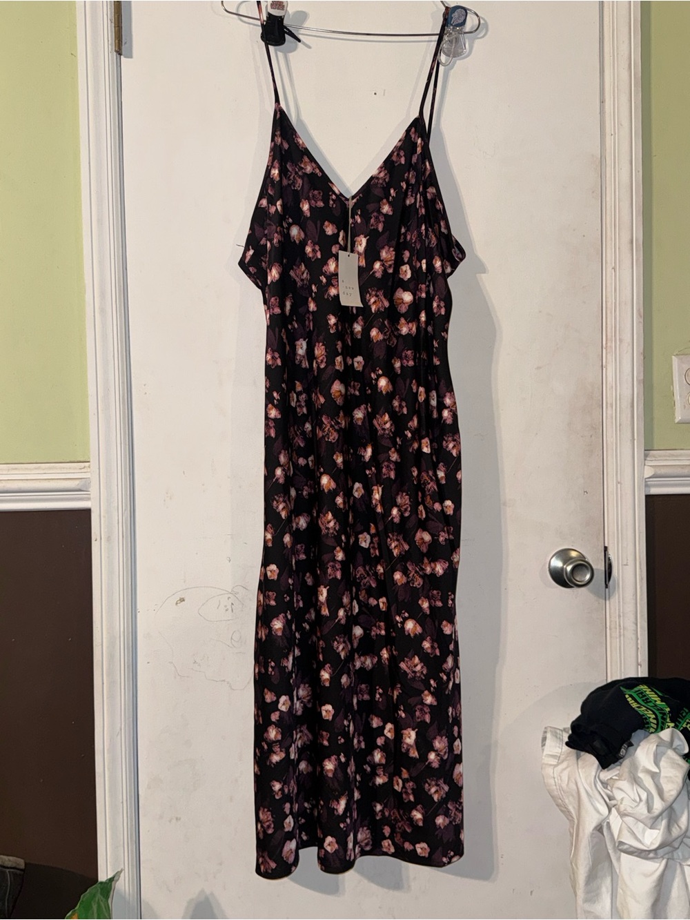 Women's Floral Slip Dress-XXL